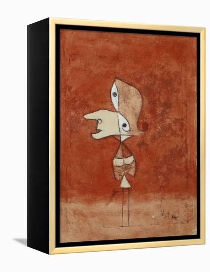 Portrait of Brigitte (Whole Figure)-Paul Klee-Framed Premier Image Canvas