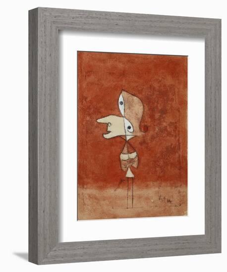 Portrait of Brigitte (Whole Figure)-Paul Klee-Framed Giclee Print