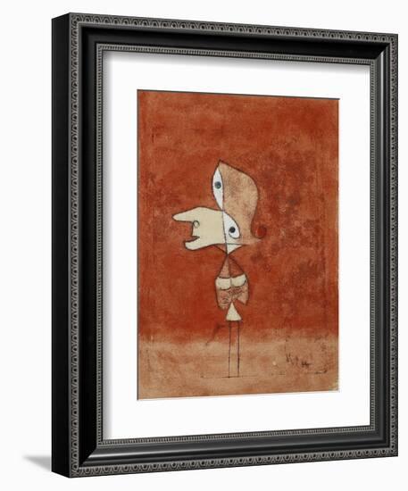 Portrait of Brigitte (Whole Figure)-Paul Klee-Framed Giclee Print