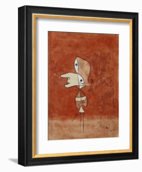 Portrait of Brigitte (Whole Figure)-Paul Klee-Framed Giclee Print