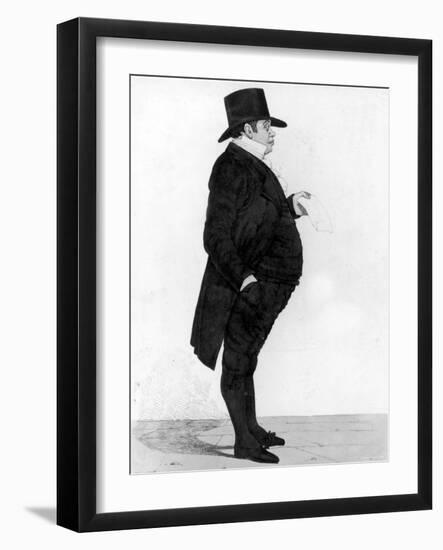 Portrait of British Banker Nathan Meyer Rothschild-null-Framed Photographic Print