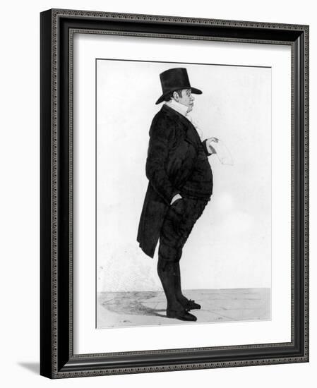 Portrait of British Banker Nathan Meyer Rothschild-null-Framed Photographic Print