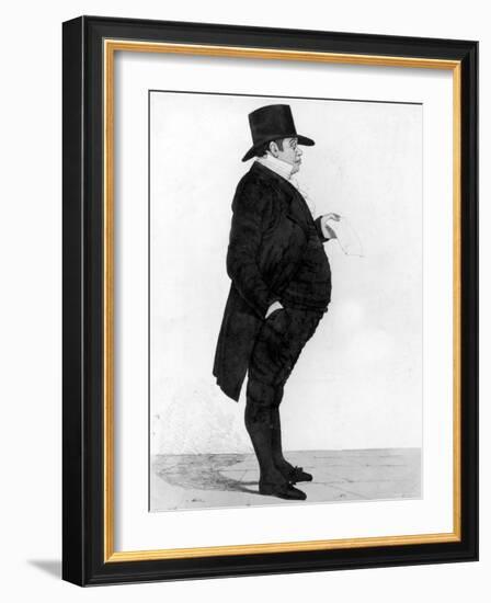 Portrait of British Banker Nathan Meyer Rothschild-null-Framed Photographic Print