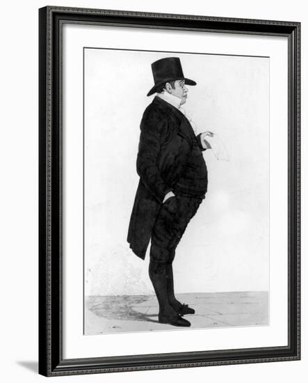 Portrait of British Banker Nathan Meyer Rothschild-null-Framed Photographic Print