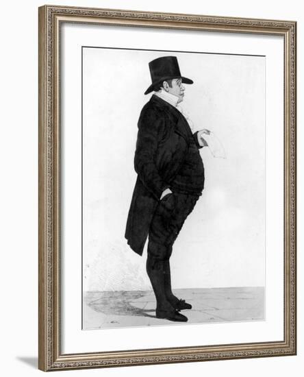 Portrait of British Banker Nathan Meyer Rothschild-null-Framed Photographic Print