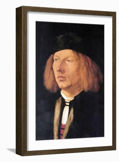 Portrait of Burkard Von Speyer-Albrecht Dürer-Framed Art Print