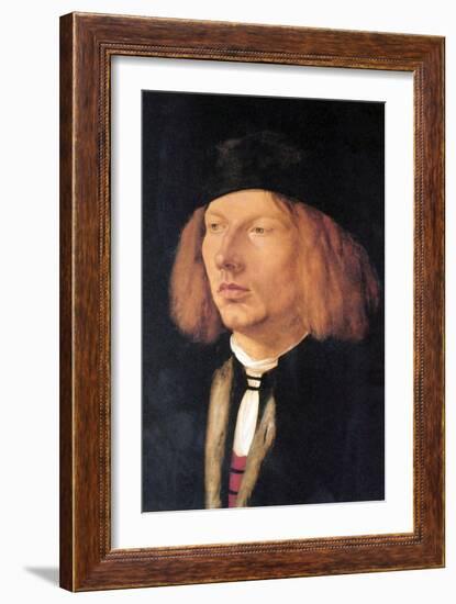Portrait of Burkard Von Speyer-Albrecht Dürer-Framed Art Print