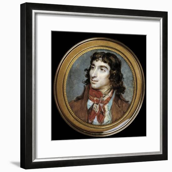 Portrait of Camille Desmoulins by Francois Dumont-null-Framed Giclee Print