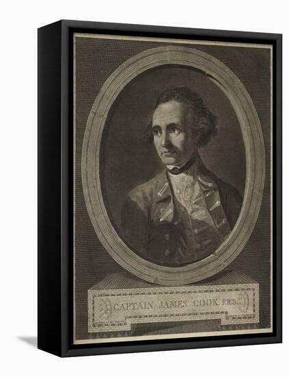 Portrait of Captain James Cook-William Hodges-Framed Premier Image Canvas