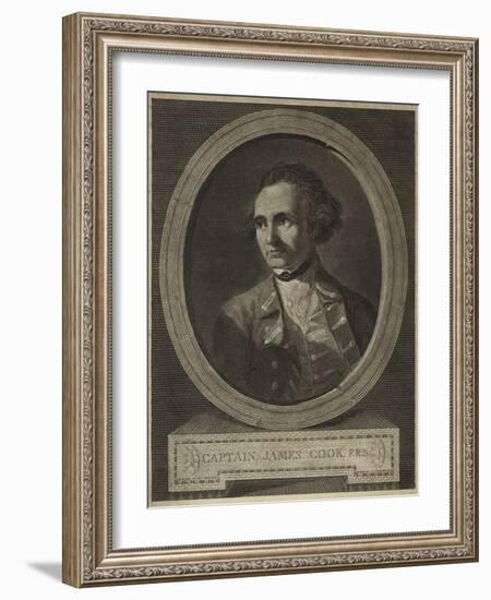 Portrait of Captain James Cook-William Hodges-Framed Giclee Print