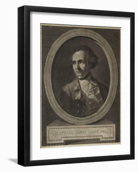 Portrait of Captain James Cook-William Hodges-Framed Giclee Print