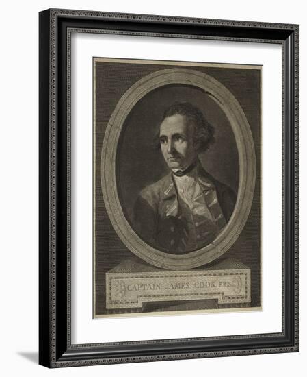 Portrait of Captain James Cook-William Hodges-Framed Giclee Print