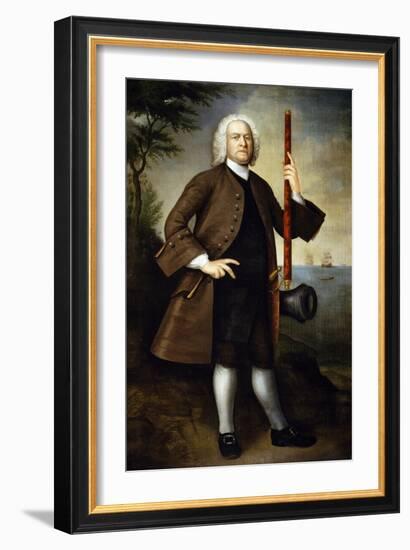 Portrait of Captain John Larrabee, 1760-Joseph Badger-Framed Giclee Print