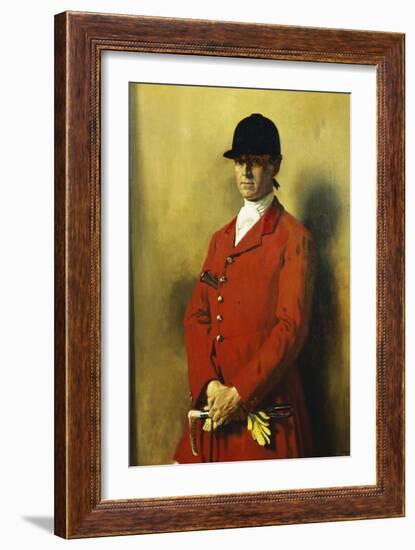 Portrait of Captain Marshall Roberts, Master of the Fox Hounds-Sir William Orpen-Framed Giclee Print