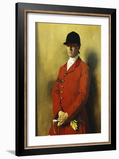 Portrait of Captain Marshall Roberts, Master of the Fox Hounds-Sir William Orpen-Framed Giclee Print