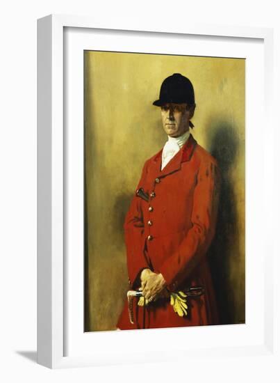 Portrait of Captain Marshall Roberts, Master of the Fox Hounds-Sir William Orpen-Framed Giclee Print