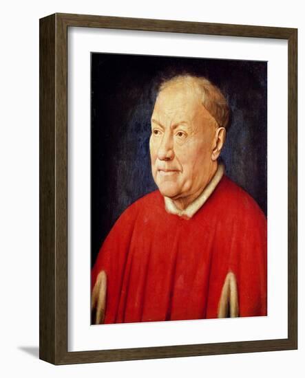 Portrait of Cardinal Albergati-Jan van Eyck-Framed Giclee Print