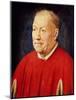 Portrait of Cardinal Albergati-Jan van Eyck-Mounted Giclee Print