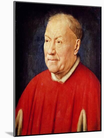 Portrait of Cardinal Albergati-Jan van Eyck-Mounted Giclee Print