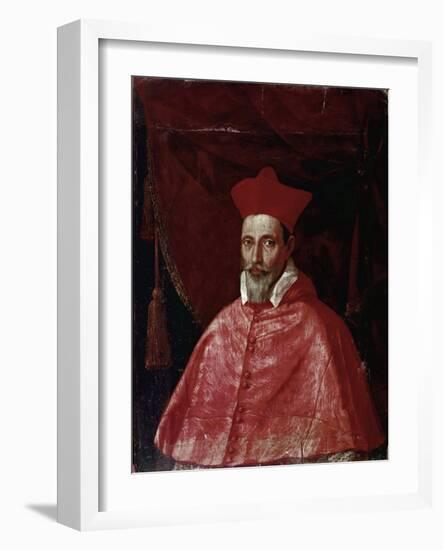 Portrait of Cardinal Berlinghiero Gessi (Oil on Canvas, circa 1641)-Guido Reni-Framed Giclee Print