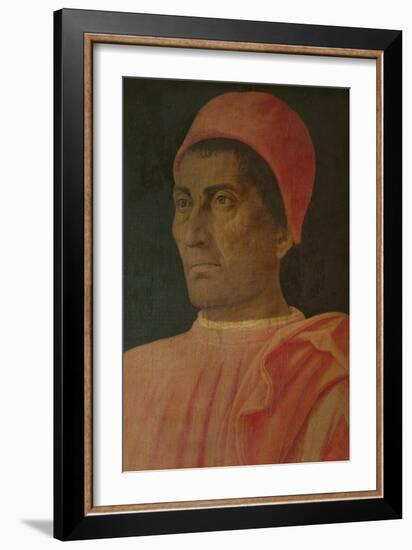 Portrait of Cardinal Carlo De' Medici-Andrea Mantegna-Framed Giclee Print