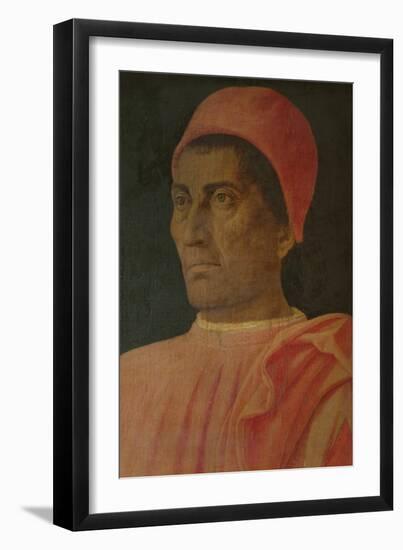 Portrait of Cardinal Carlo De' Medici-Andrea Mantegna-Framed Giclee Print