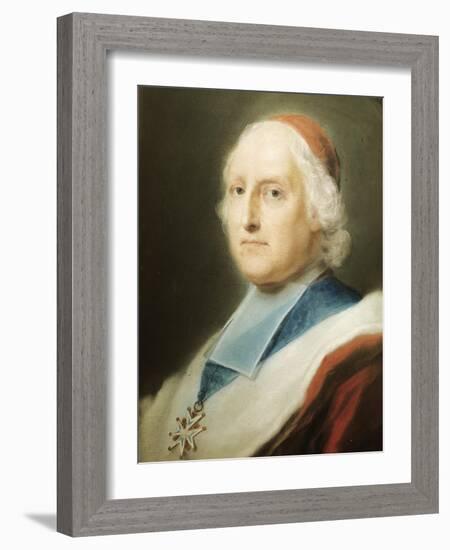 Portrait of Cardinal De Polignac-Rosalba Carriera-Framed Giclee Print