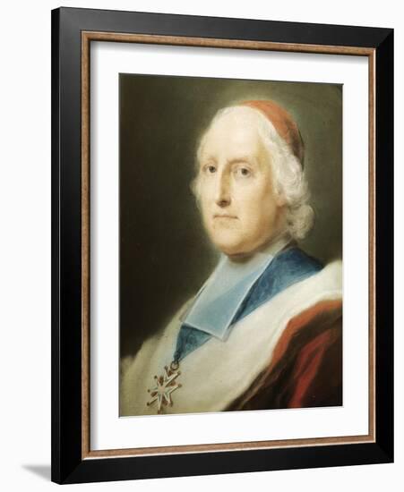 Portrait of Cardinal De Polignac-Rosalba Carriera-Framed Giclee Print