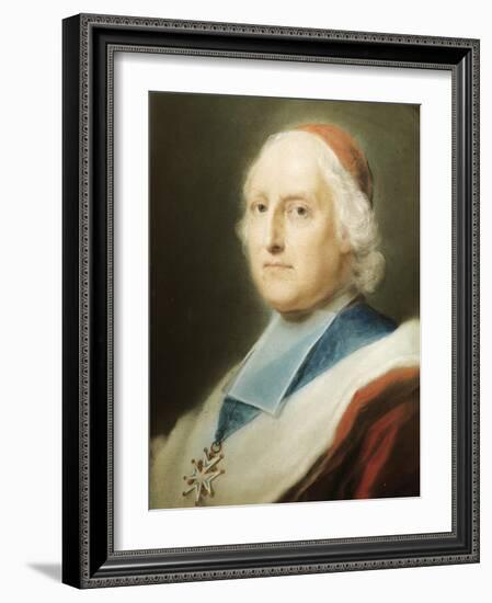 Portrait of Cardinal De Polignac-Rosalba Carriera-Framed Giclee Print