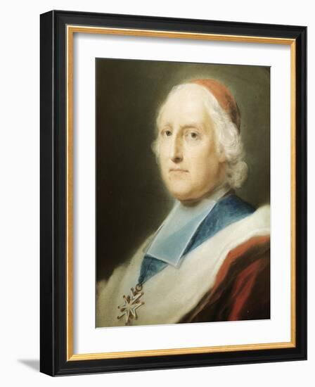 Portrait of Cardinal De Polignac-Rosalba Carriera-Framed Giclee Print