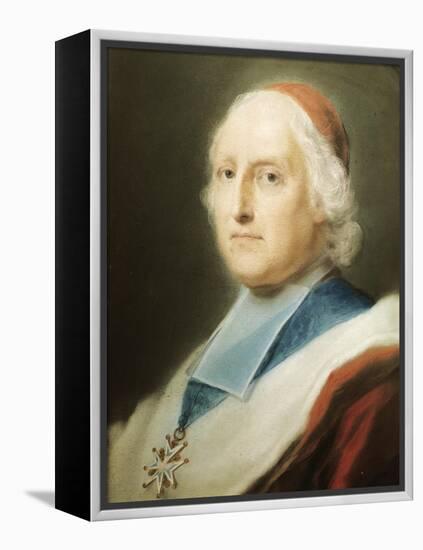 Portrait of Cardinal De Polignac-Rosalba Carriera-Framed Premier Image Canvas