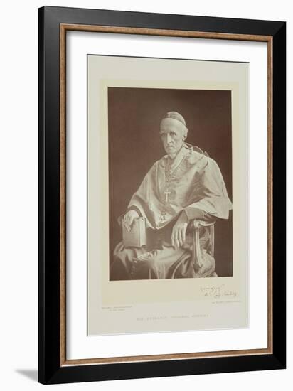 Portrait of Cardinal Henry Edward Manning-Walery Rzewuski-Framed Giclee Print