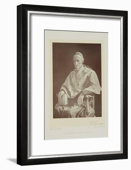Portrait of Cardinal Henry Edward Manning-Walery Rzewuski-Framed Giclee Print