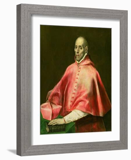 Portrait of Cardinal Juan De Tavera-El Greco-Framed Giclee Print