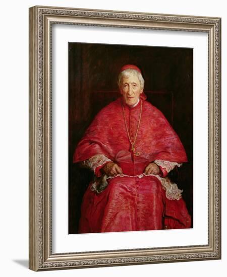 Portrait of Cardinal Newman-John Everett Millais-Framed Giclee Print