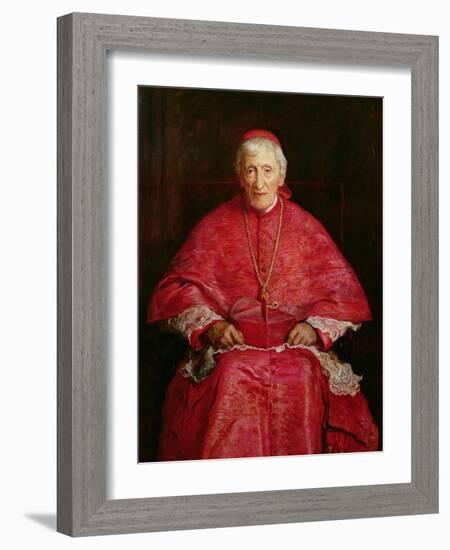 Portrait of Cardinal Newman-John Everett Millais-Framed Giclee Print