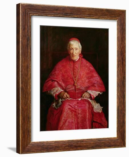 Portrait of Cardinal Newman-John Everett Millais-Framed Giclee Print