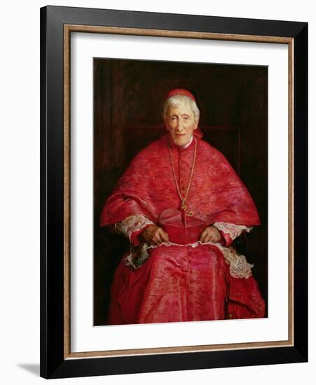 Portrait of Cardinal Newman-John Everett Millais-Framed Giclee Print