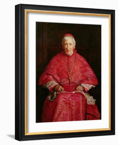 Portrait of Cardinal Newman-John Everett Millais-Framed Giclee Print