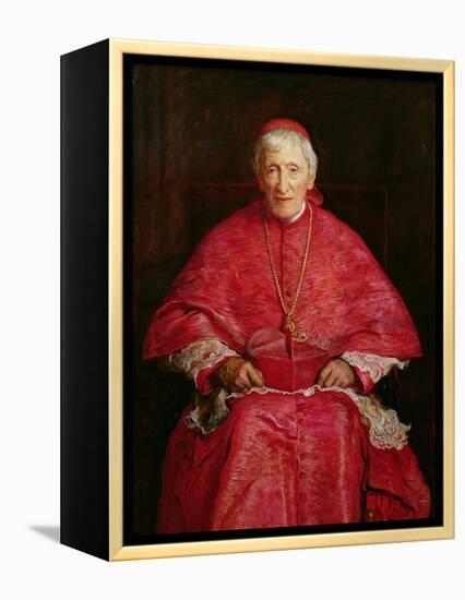 Portrait of Cardinal Newman-John Everett Millais-Framed Premier Image Canvas