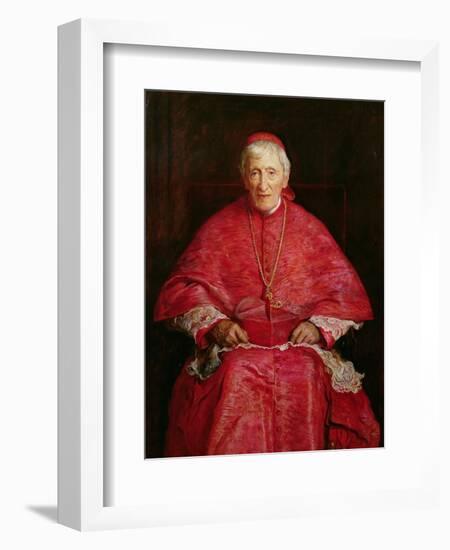 Portrait of Cardinal Newman-John Everett Millais-Framed Giclee Print