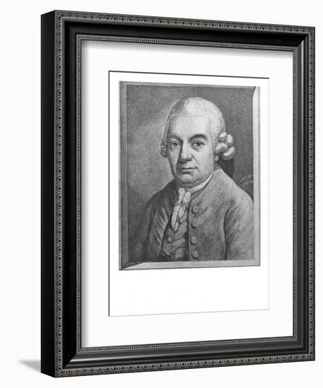 Portrait of Carl Philipp Emanuel Bach-null-Framed Giclee Print