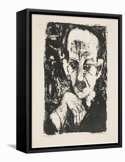 Portrait of Carl Sternheim, 1916-Ernst Ludwig Kirchner-Framed Premier Image Canvas