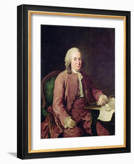 Portrait of Carl Von Linnaeus-Alexander Roslin-Framed Giclee Print