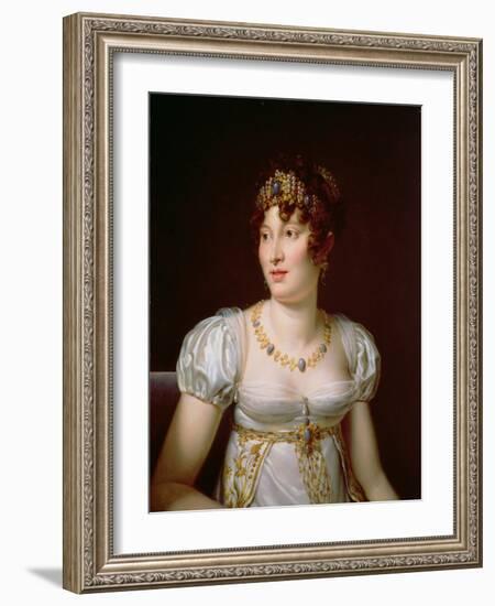 Portrait of Caroline Murat-Francois Gerard-Framed Giclee Print