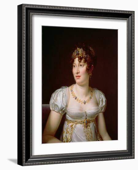 Portrait of Caroline Murat-Francois Gerard-Framed Giclee Print