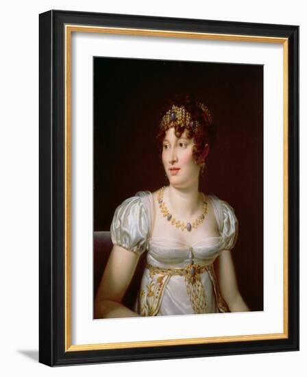 Portrait of Caroline Murat-Francois Gerard-Framed Giclee Print