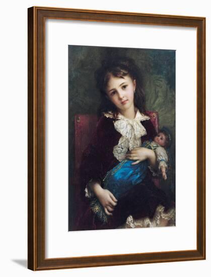 Portrait of Catherine Du Bouchage, 1879-Ernest Antoine Hebert-Framed Giclee Print