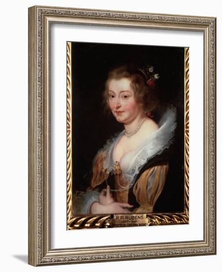 Portrait of Catherine Manners, Duchess of Buckingham, C.1625-29 (Oil on Canvas)-Peter Paul Rubens-Framed Giclee Print