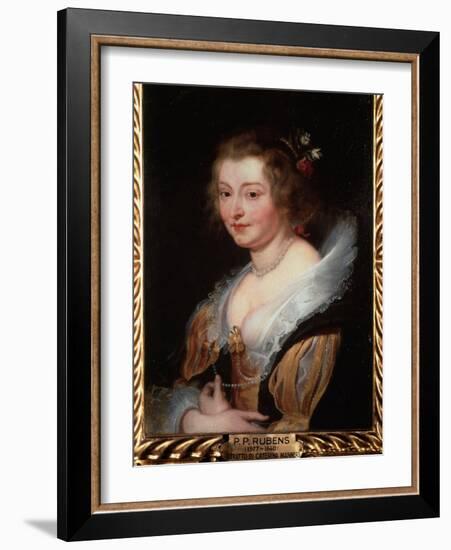 Portrait of Catherine Manners, Duchess of Buckingham, C.1625-29 (Oil on Canvas)-Peter Paul Rubens-Framed Giclee Print